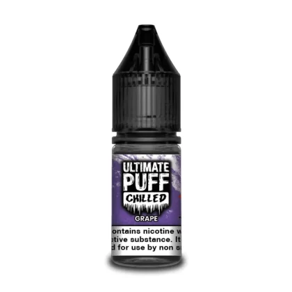 Ultimate Puff Chilled Grape 10ml Vape Juice - 10 Pack - Strength 18mg