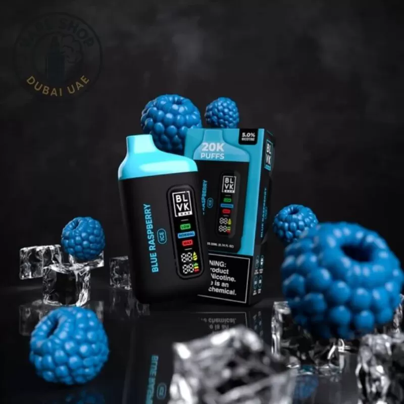 BLVK Bar 20000 Puffs 50mg Nicotine Disposable Vape - Vape Product, FULL BOX 10 DEVICE; Apple Grape, Blue Raspberry - Image 3