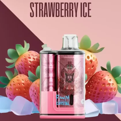 FUMOT Vape randm tornado Crystal 12000 Strawberry Ice