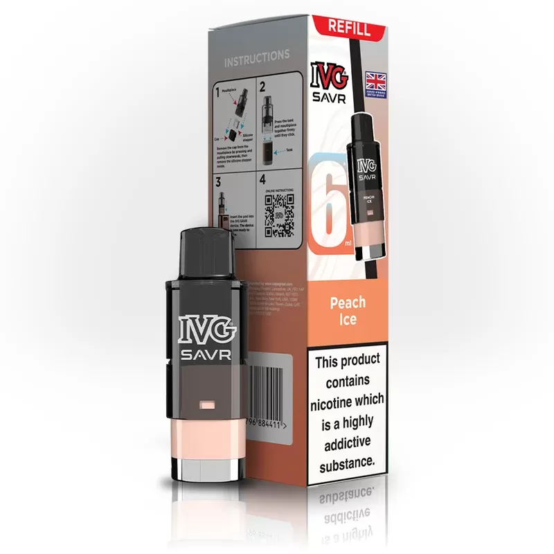 IVG SAVR Peach Ice Refill - Ecigpremium