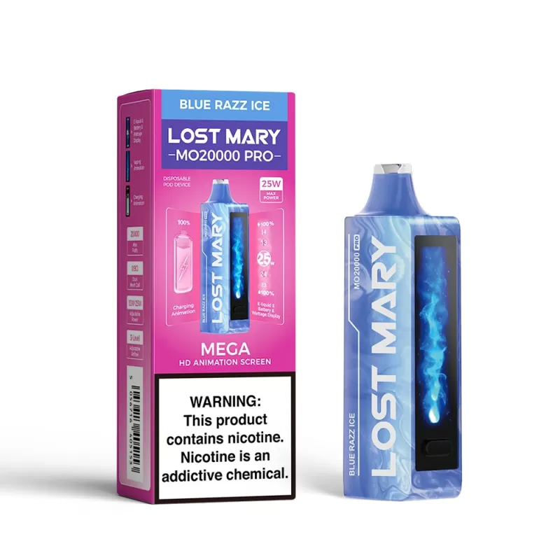 Lost Mary MO20K MO20000 Pro Disposable Device – 20000 Puffs - Sour Apple Ice - Image 3