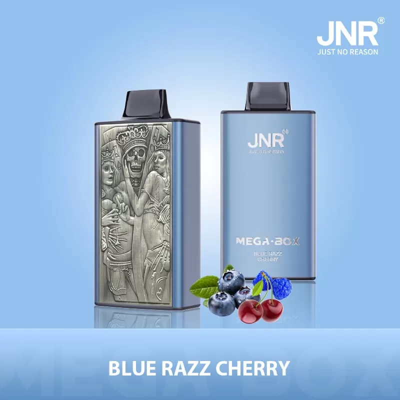 JNR Mega Box 25000 – 25K Puffs 30ml Dual Mesh Coil Disposable Vape Wholesale Price - 25000 puffs; Vape Product, Vape Product; Blue Razz Cherry, Blueberry bubblegum - Image 3