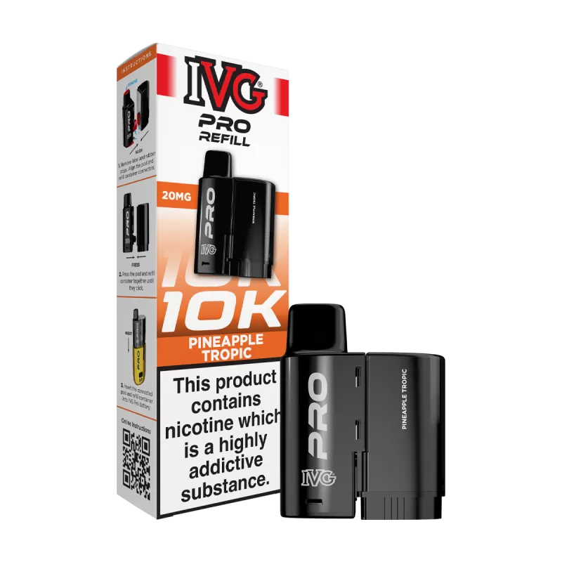 Pineapple Tropic IVG Pro 12 Refill Pack - 20mg - Vape Product