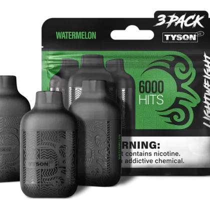 WATERMELON TYSON 2.0 VAPE Lightweight 3 Pack - Huffvape