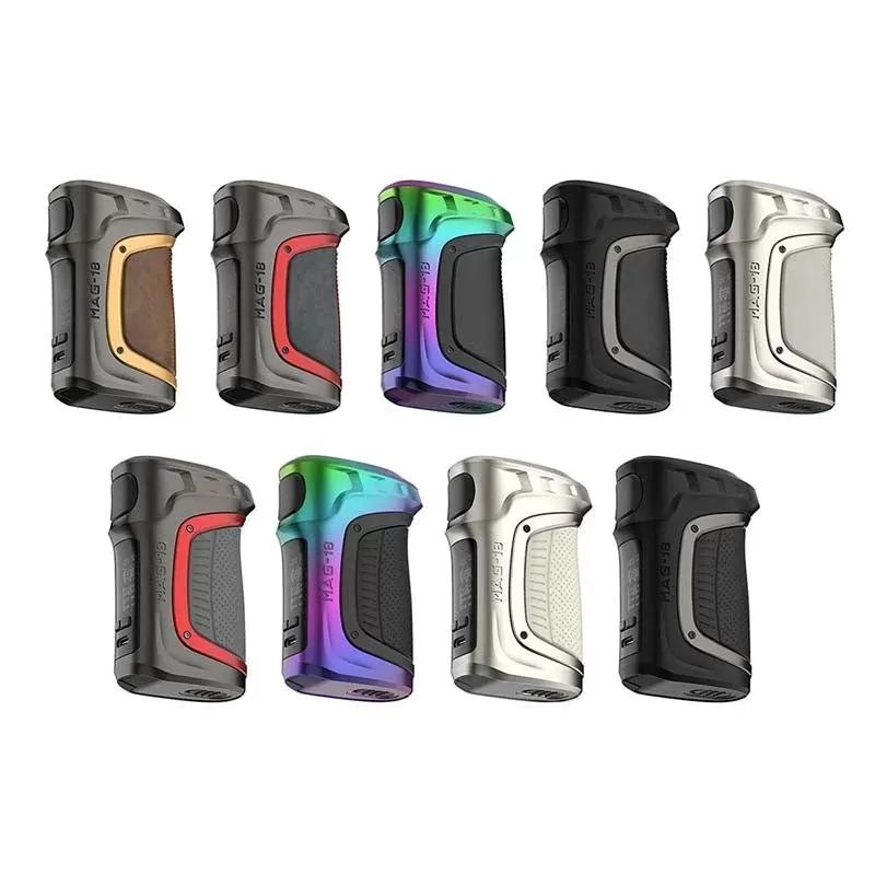 SMOK MAG 18 Box Mod 230W - Color#Beige White>Black>Black and 7-Color>Black Gun Metal>Grey Red>Gun Metal Gold>Gun Metal Red>Nano Chrome>Prism Rainbow