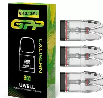 Uwell Caliburn GPP Pods [3 pk] - Coil Resistance#0.4ohm (side-fill)