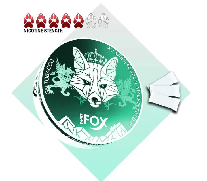 WHITE FOX NICOTINE POUCHES - 12 mg / Peppered Mint - Image 2