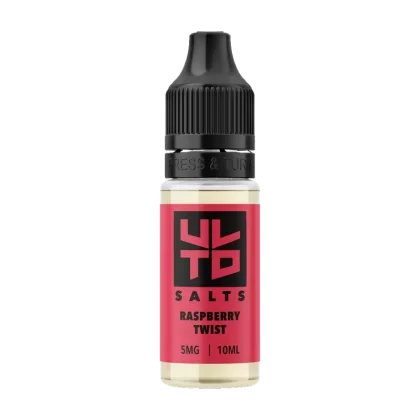 ULTD Raspberry Twist Nic Salt - 10ml - 5MG - Vape Product (A075D9)