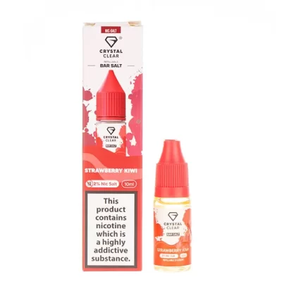 Strawberry Kiwi Nic Salt E-Liquid by Crystal Clear - Vapesuperstore Co