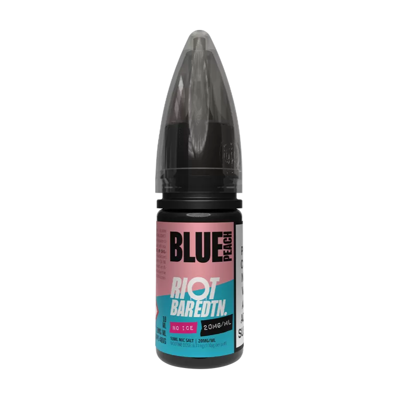 Blue Peach Riot Bar EDTN Nic Salt 10ml - 5mg (Discontinued) - Ecigwizard - Image 2