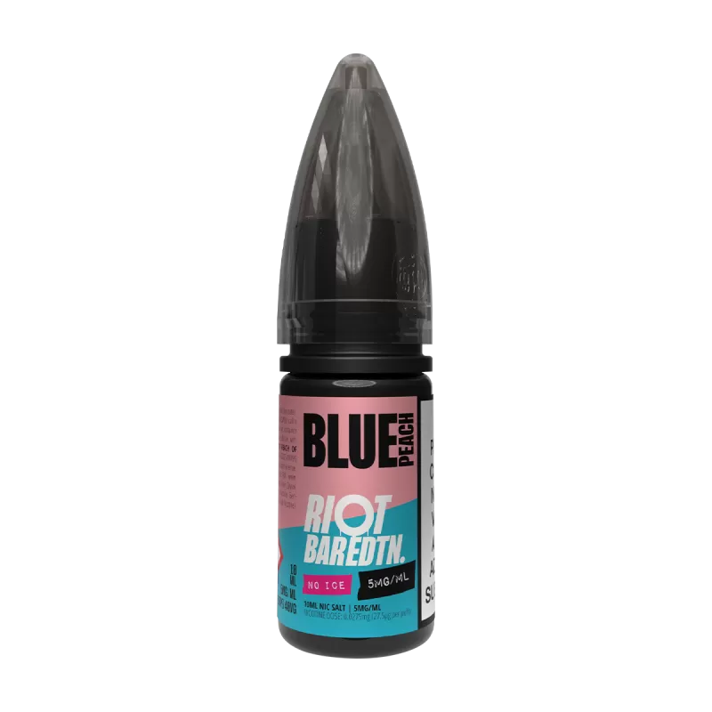 Blue Peach Riot Bar EDTN Nic Salt 10ml - 5mg (Discontinued) - Ecigwizard - Image 3
