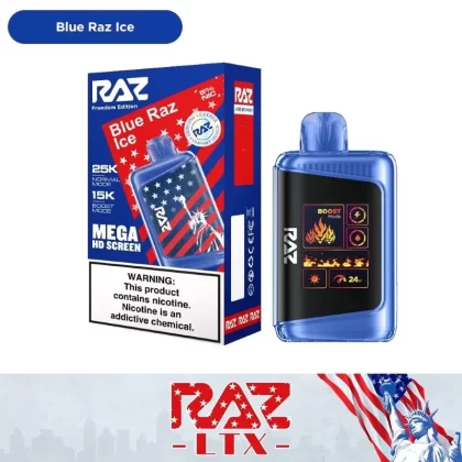 RAZ LTX 25K Freedom Edition Disposable Vape 800mAh 5% (25000 Puffs)