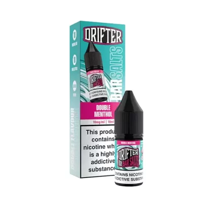 Double Menthol Nic Salt E-Liquid by Drifter Bar - 5 mg - Low Strength