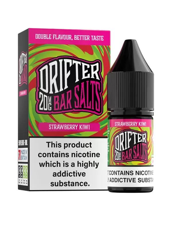 Strawberry Kiwi Drifter Bar Salts E-Liquid - 10mg - Image 2