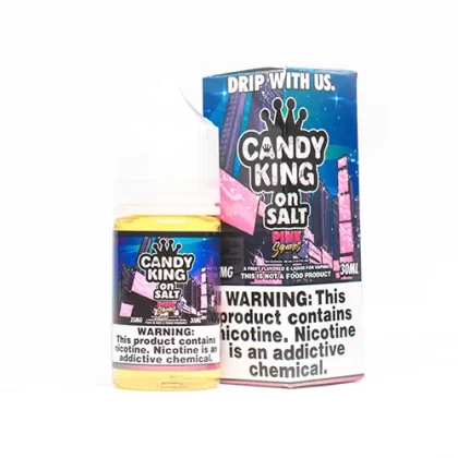 Candy King On Salt Pink Squares 30ml Nic Salt Vape Juice - Vape Product, Vape Product