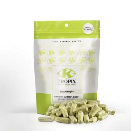 White Maeng Da capsules