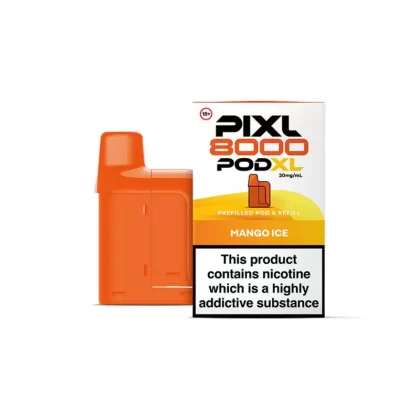 Pixl 8000 Mango Ice Refill Pods - Ejuicewarehouse