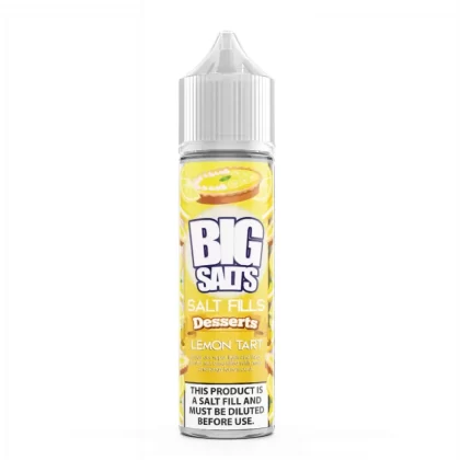 Big Salts Lemon Tart – 60ml Salt Fills E Liquid - Vapourdays Co