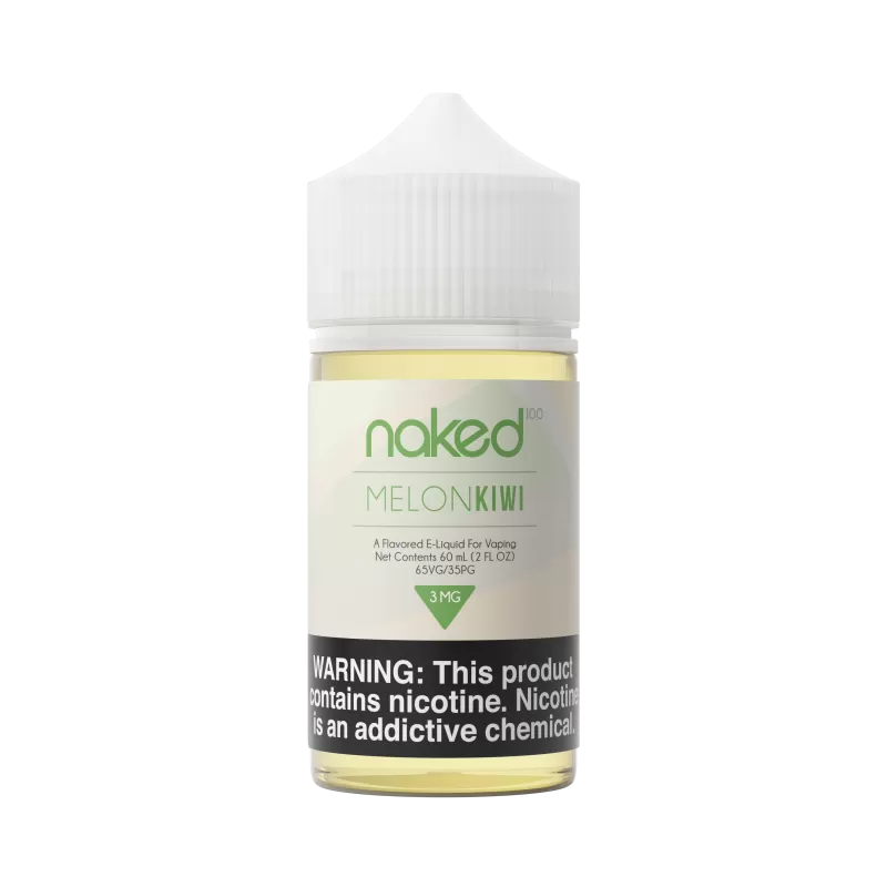 Naked 100 - Melon Kiwi - 60ML E-Liquid - 3MG