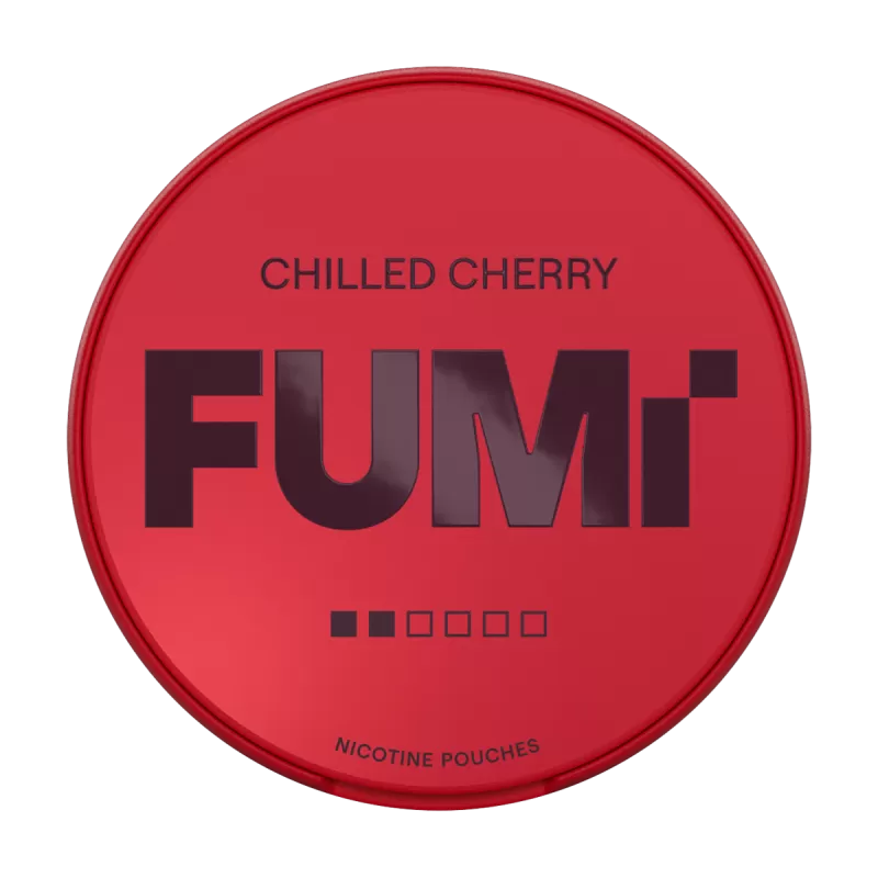 Chilled Cherry FUMI Nicotine Pouches - 4mg - Vape Product (D5F3BC)
