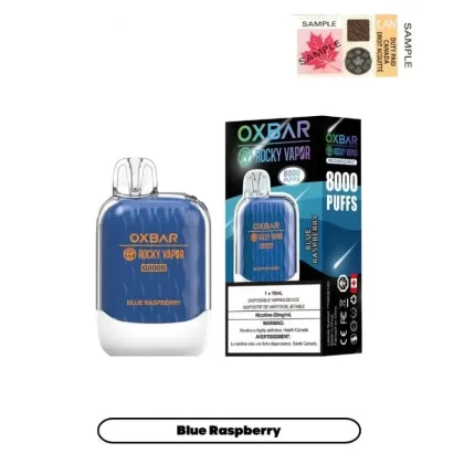 OX BAR 8000 – BLUE RASPBERRY