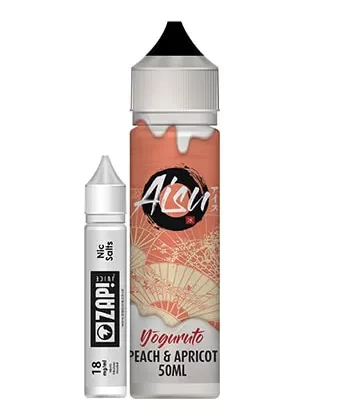 Peach & Apricot Shortfill eLiquid by Aisu Yoguruto 50ml - 00mg / 50ml