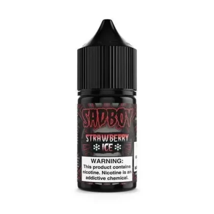 Strawberry Ice Salt by Sadboy Salts 30ml - Strength#28MG>48MG
