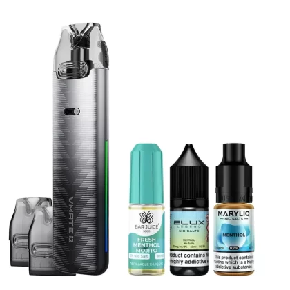 Voopoo VMATE i2 Menthol Bundle - Colour#Dawn Blue>Ruby Red>Forest Green>Neon>Matte Black>Rosy
