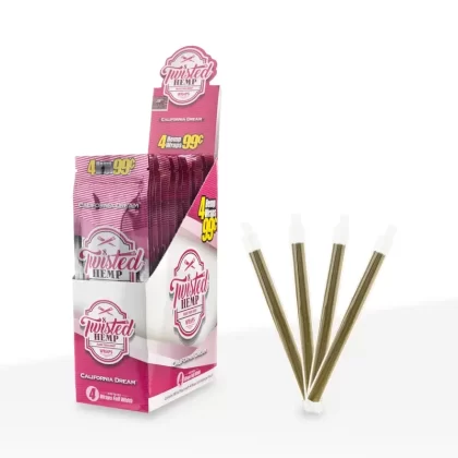 Twisted Hemp™ | Blunt Wraps | 100mm – California Dream – 15 Count - Ejuicewarehouse