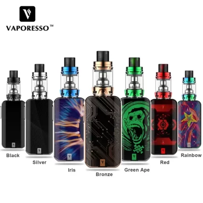 Original Vaporesso Luxe 220W Touch Screen TC Starter Kit with SKRR Tank