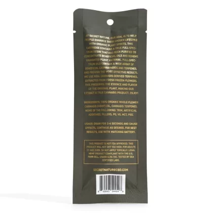 Secret Nature White Fire OG CBD Vapes