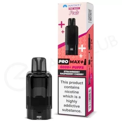 Strawberry Raspberry Cherry Hayati Pro Max Plus Refill Pod