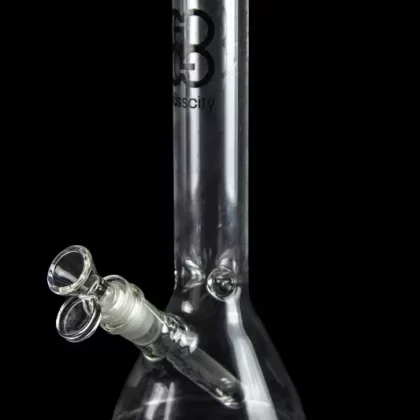 Glasscity Beaker Ice Bong – Black