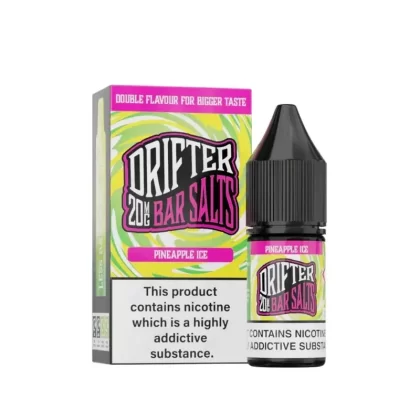 Drifter Bar Nic Salt 10ml E-Liquid – Pineapple Ice