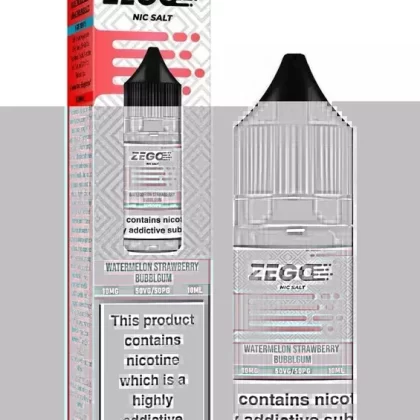 Watermelon Strawberry Bubblegum Zego Nic Salt 10ml E-Liquid 10mg/20mg