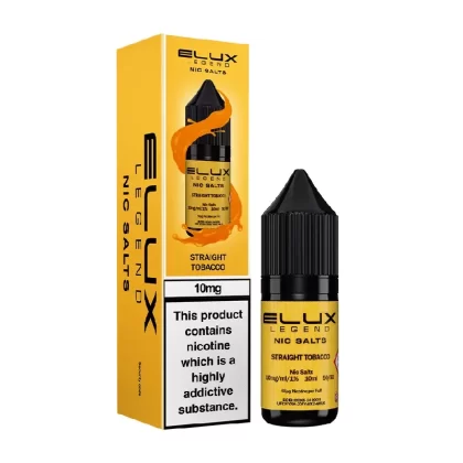 Straight Tobacco Nic Salt E-Liquid by Elux