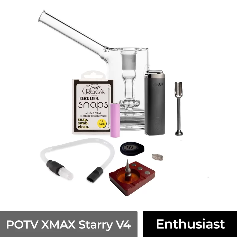 POTV XMAX Starry V4 Enthusiast Vaporizer Kit - Black