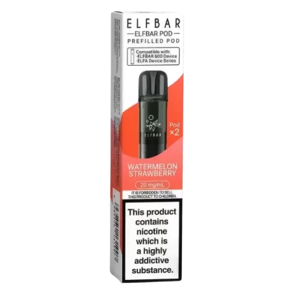 Elf Bar 600 Watermelon Strawberry Prefilled Pods