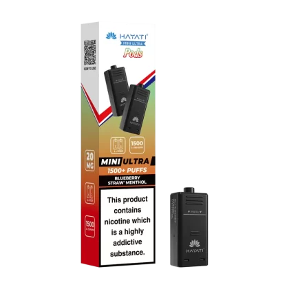 Blueberry Straw' Menthol Hayati Mini Ultra Refill Pack - Ecigwizard