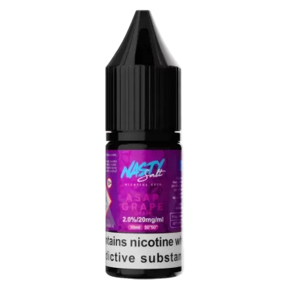 Nasty Juice ASAP Grape Nasty Salt E-Liquid 10ml - Strength#10mg>20mg