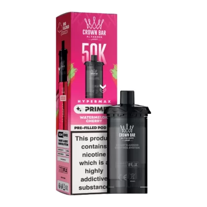 Al Fakher Hypermax Prime 50K Prefilled Pods Watermelon Cherry