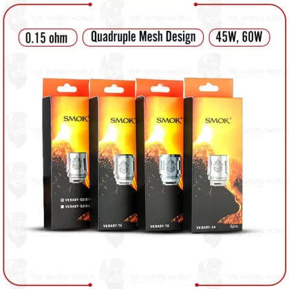 Smok TFV8 Baby X4 Replacement Coils - Thevapersworld