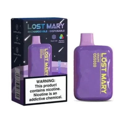 Grape Lost Mary OS5000 Disposable - Ecigpremium