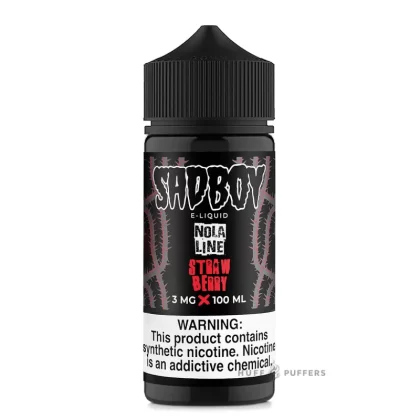 Sadboy Nola Line – Strawberry 100mL - Vape Product, Vape Product
