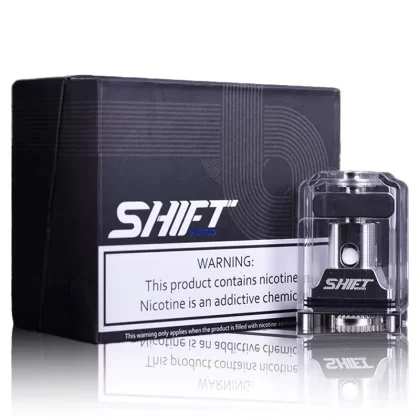 Shift Boro Tank By Vaperz Cloud - Colour#Stainless Steel>Black>Blue