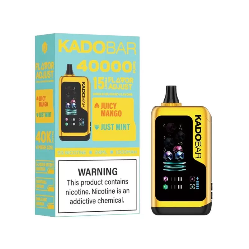 KADOBAR Flavor Adjust 40K Puff Disposable Device - 40000 Puffs - Red Apple & Sour Pink Dust - Image 3