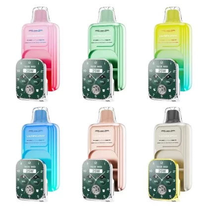 JNR Vape Watch 30000 Puffs Disposable Vape - Flavors#Blue Razz Ice>Strawberry Ice>Watermelon Ice>Miami Mint>Strawberry Banana>Triple Berry>Sour Apple Ice>Blueberry Watermelon>Georgia Peach>O