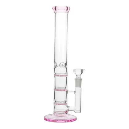 Pink Triple Puncture Straight Shooter – 12in - Ejuicewarehouse