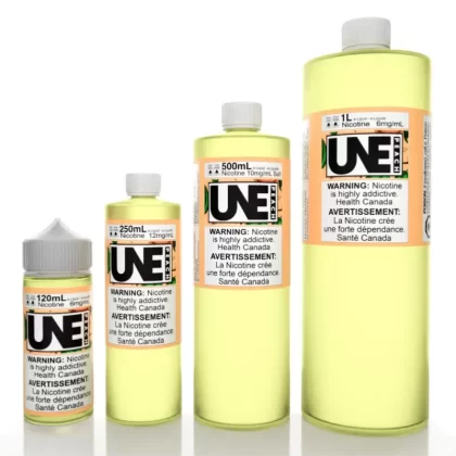 UNE Peach - Ontario, Quebec, Alberta, Manitoba, New Brunswick, PEI, Nova Scotia, Other Provinces; Vape Product, Vape Product; Vape Product, Vape Product