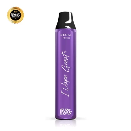 Ivg 6000 Puff Regal Mesh Disposable — Aloe Grape Ice (20MG-50MG) - Vape Product, Vape Product